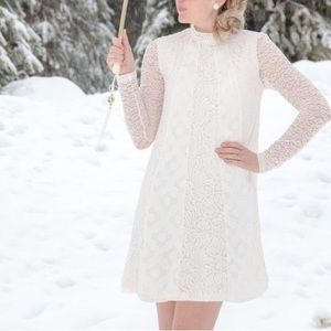 HD in Paris Enid Lace Swing Dress Ivory